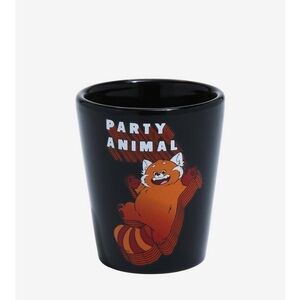 DISNEY Pixar turning red party animal shot glass